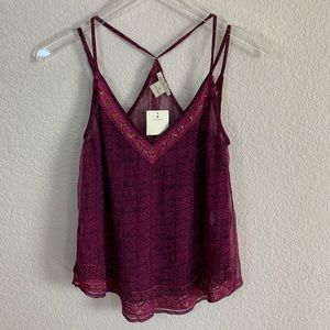 NWT Lucky Brand embellished cami